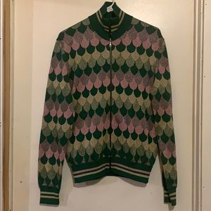(SOLD) Gucci 2016 Lurex Wave Track Jacket